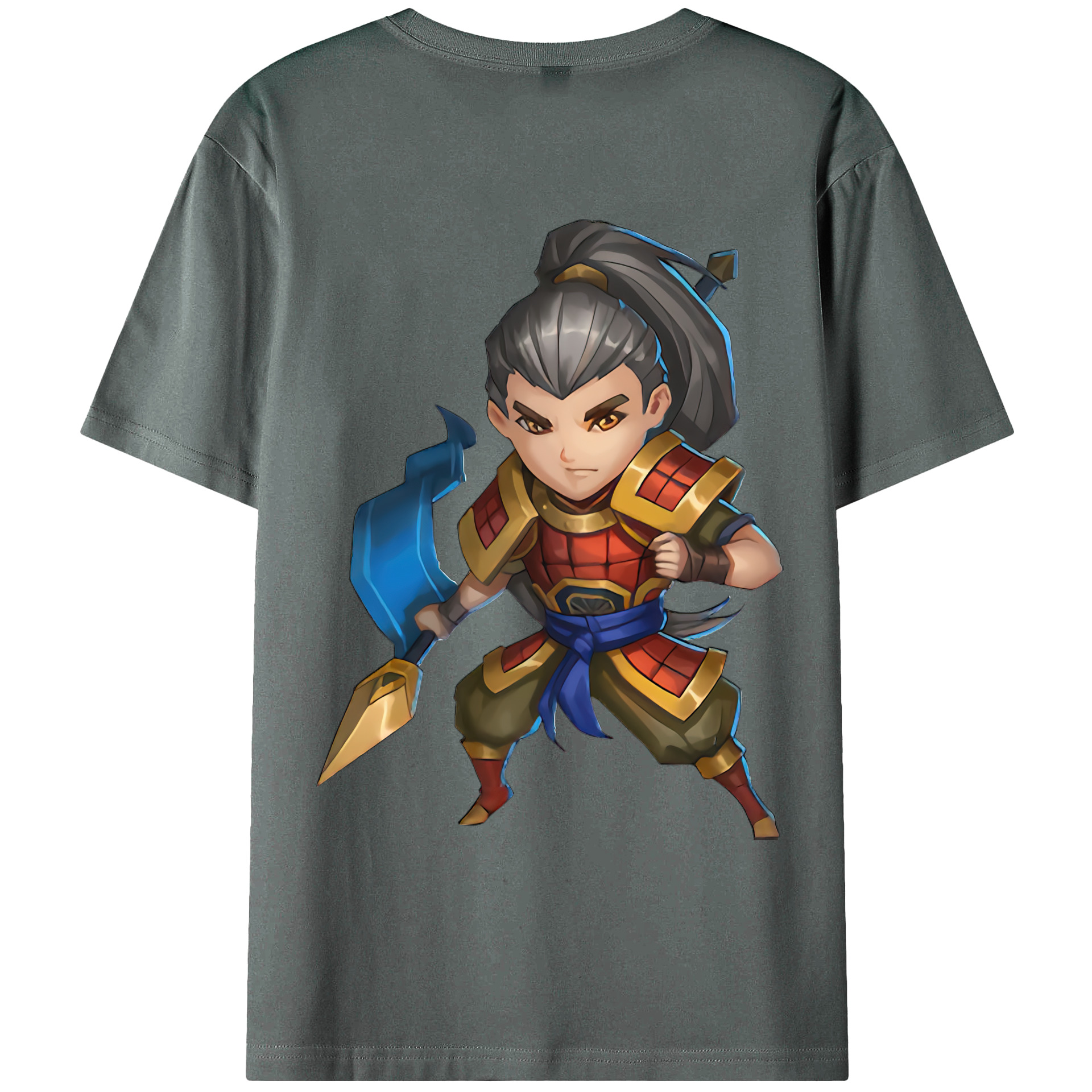 （画像用） リーグ・オブ・レジェンド League of Legends LOL 綿100％ メンズ半袖Tシャツ（バックプリント） 通気性